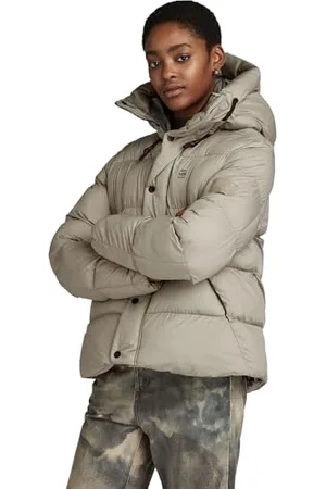 G-Star Donna Whistler Short Puffer wmn, (elephant skin D23534-D199-G106), S
