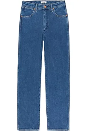 Wrangler Mom Straight Jeans, , 27W / 30L Donna