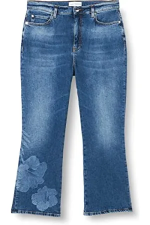 Pinko Belen Boot Cut Denim Laser TRO Jeans, , 25 Donna