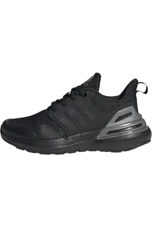 adidas RapidaSport Bounce Lace Shoes, Scarpe da Corsa, Core Black/Core Black/Iron Metallic, 29 EU