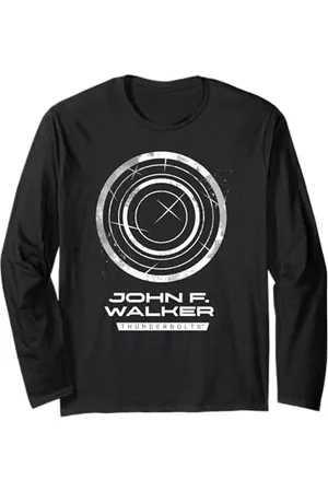 Marvel Thunderbolts John Walker U.S. Agent Logo Maglia a Manica