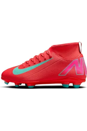 Nike Jr. Mercurial Superfly 10 Club, Sneaker, Ember Glow/Aurora Green, 33.5 EU