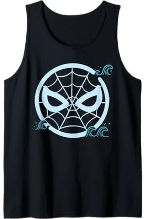 Marvel Super Heroes Spider-Man Icon Summer Vacay Beach Waves Canotta
