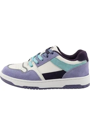 Lurchi 95L0103013, Scarpe da Ginnastica, Purple-White, 32 EU Larga