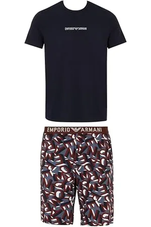 Emporio Armani Short Pajamas Set di Pigiama, , M Uomo