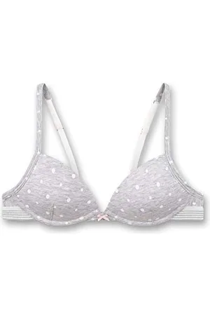 Sanetta Soft Cup BH Grau Reggiseno con Coppe Modellate, , S A Bambina