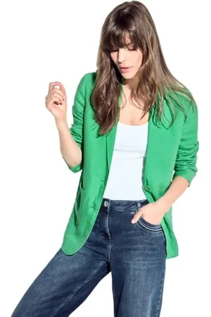 CECIL B212101 Linen_Blazer, , L Donna