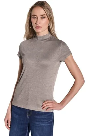 Street one A323136 Maglietta con Strisce Glitterate, , 44 Donna