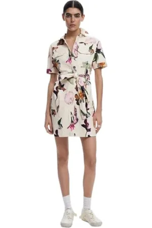 Desigual Vest_monicawhite Vestito Casual, , S Donna
