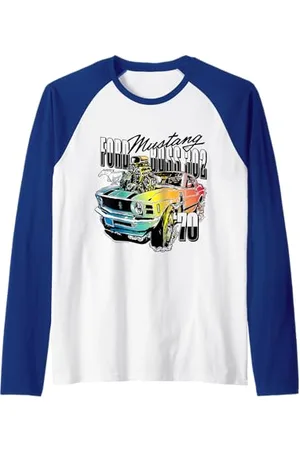 Tom Ford Mustang Rainbow 1970 Maglia con Maniche Raglan
