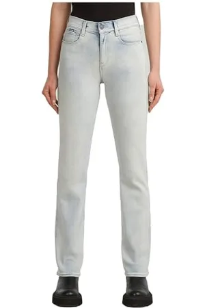 G-Star Strace Straight Jeans Jeans, (Sun Faded Bluejay D23951-c051-g307), 28W / 30L Donna