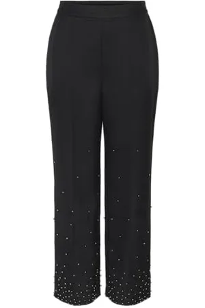 Pieces® Pcru HW Embelish-Pantaloni Eleganti, , L Donna