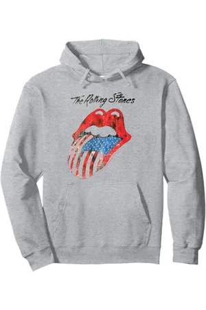 The Rolling Stones I Rolling Stones Lingua americana Musica rock Felpa con Cappuccio