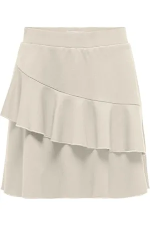 ONLY Onlpoptrash Life HW Ruffle Skirt CC Pnt Gonna, , S Donna