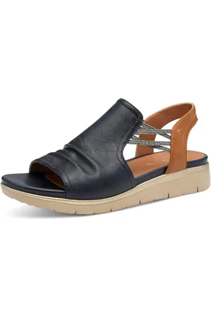 Jana Damen Flache Sandale Vegan, Bassi Donna, , 38 EU