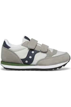 Saucony Originals Jazz Double HL, Scarpe da Ginnastica, Grey/Navy/Green, 43 EU