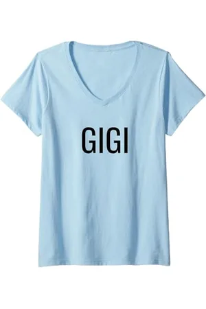 GIGI Donna Maglietta con Collo a V