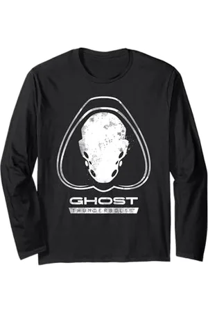Marvel Thunderbolts Ava Starr Ghost Face Logo Maglia a Manica