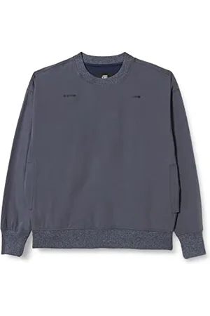 G-Star Uomo Woven Loose Sweater, (fantem blue D22019-A790-863), L