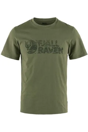 Fjällräven Fjallraven Lush Logo T-Shirt M, Verde Laurel, M Uomo