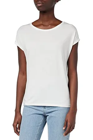 VERO MODA Vmava Plain SS Top Gajrs Noos T-Shirt, , L Donna