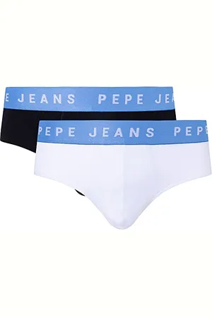 Pepe Jeans Logo Bf Lr 2P, Slip Uomo, (White),XL