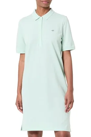 GANT Shield SS Pique Polo Dress Vestito, , XL Donna