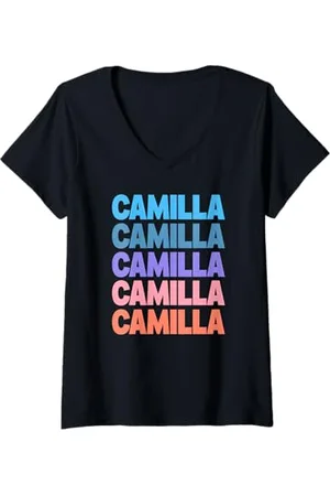 Camilla Donna Maglietta con Collo a V
