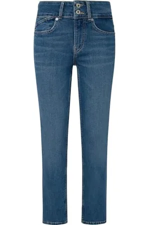 Pepe Jeans Slim Jeans MW PL204735, (Denim-HW1), 27W / 34L Donna