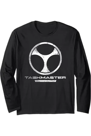 Marvel Thunderbolts Antonia Dreykov Taskmaster Logo Maglia a Manica