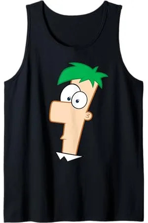 Disney Phineas and Ferb Big Face Ferb Costume Canotta