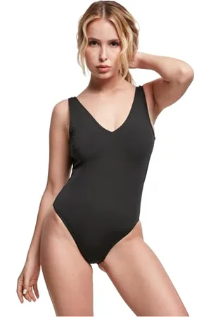 Urban classics Ladies Recycled High Leg Swimsuit Costume Intero, , XL Donna