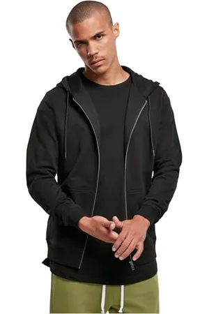 Urban classics Basic Terry Zip Hoody Maglione Cardigan, , L Uomo