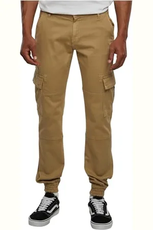 Urban classics Pantaloni Uomo Cargo, in Stile Militare, Pantaloni Cargo Jogging con Grandi Tasche Laterali, Disponibile in Diversi Colori e Taglie 30 - 44