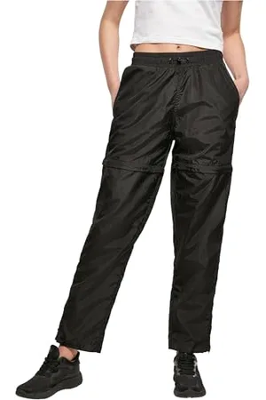 Urban classics Pantaloni Da Donna Shiny Crinkle In Nylon Con Zip, Pantaloni da tuta Donna, , XXL