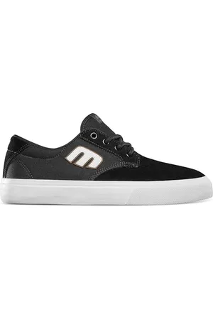 Etnies Scarpe da skate da uomo Barge Plus, Nero e bianco, 39 1/3 EU