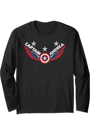 Marvel Captain America Brave New World Wings Maglia a Manica