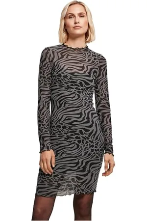Urban classics Ladies AOP Double Layer Dress Vestito, , S Donna