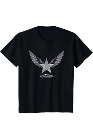 Marvel Bambino Captain America Wings Maglietta