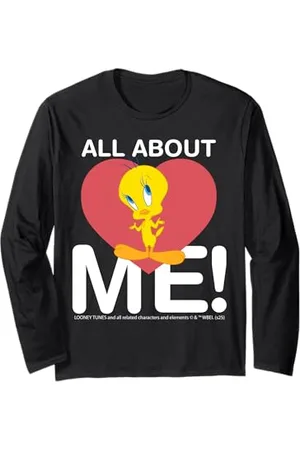 LOONEY TUNES All About Me Titti Cuore Personaggio Amore - Maglia a Manica