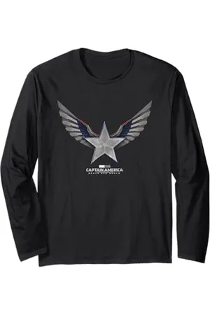 Marvel Captain America Wings Maglia a Manica