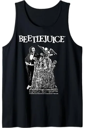 BEETLEJUICE Cimitero Scena Horror Art Canotta