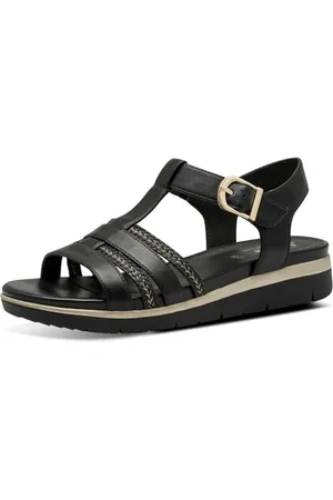 Jana Damen Flache Sandale Vegan, Bassi Donna, , 39 EU