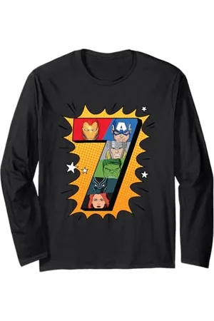 Marvel Comics 7 Compleanno Maglia a Manica