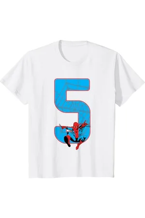 Marvel Bambino Spider-Man 5 Compleanno Maglietta
