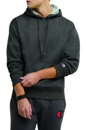 Champion Powerblend, Felpa con Cappuccio in Pile Confortevole, Felpa da Uomo (Reg. O Big & Tall), Small