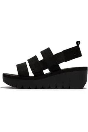 Fly London YERE847FLY, Sandal Donna, Black, 42 EU