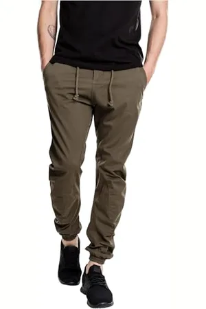 Urban classics Pantaloni da jogging elasticizzati, Pantaloni Sportivi, Uomo, (Olive 176), XL