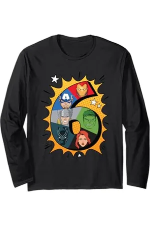 Marvel Comics 6 Compleanno Maglia a Manica