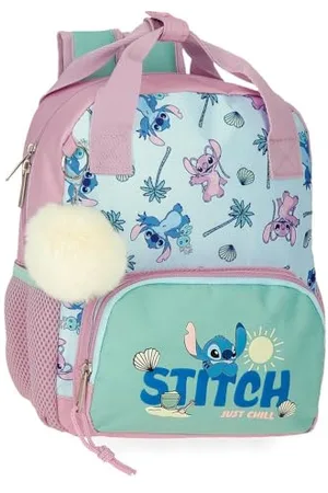 Disney Stitch Just Chill Zaino Prescolare 23x28x10 cm Poliestere by Joumma Bags, , Taglia unica, Zaino prescolare